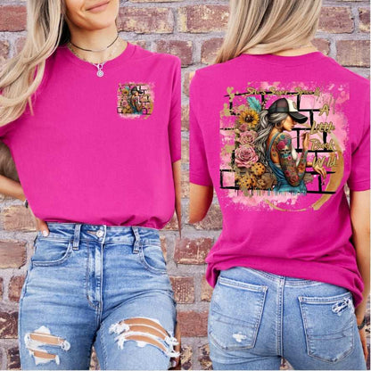 👕 Buck Wild Beauty T-Shirt – Wild at Heart, Obsessed with Bikkies 🤎🍪
