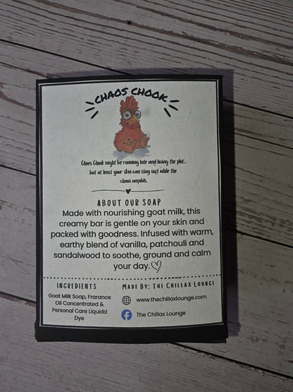 Chaos Chook Goat Milk Soap — $11.95