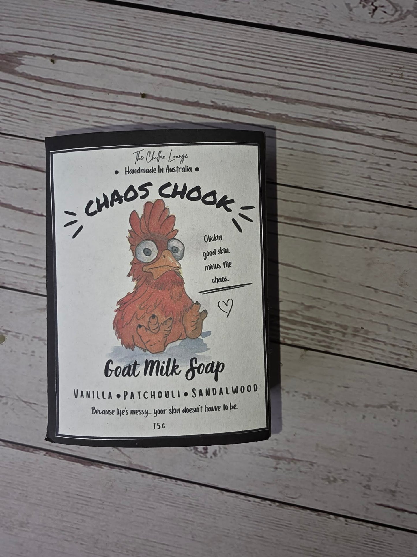 Chaos Chook Goat Milk Soap — $11.95